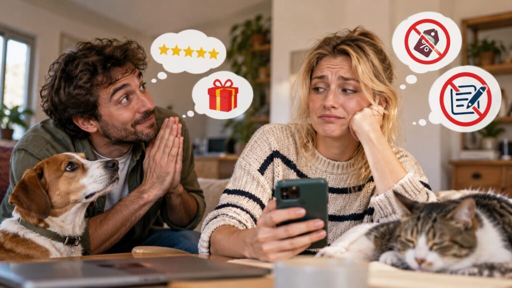 Cosa NON fare quando chiedi recensioni Google