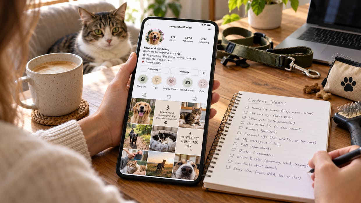 Cosa pubblicare su Instagram se lavori con gli animali